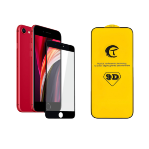 Захисне скло для iPhone SE2 та iPhone SE3 Ct 9D з чорною рамкою