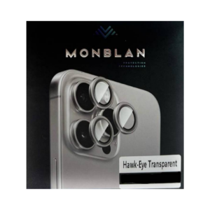 Захисне скло для камери iPhone 16/16 Plus Monblan Metal Ring Series Blue